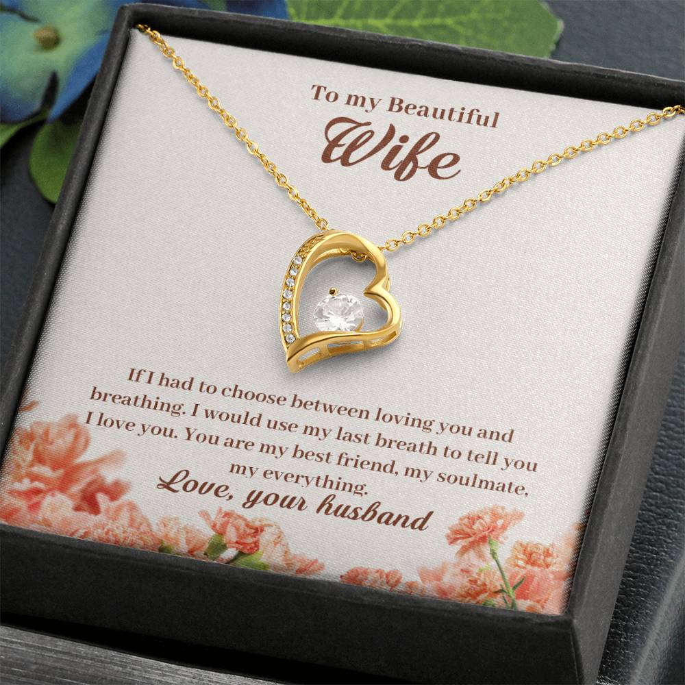 To My  Wife Necklace